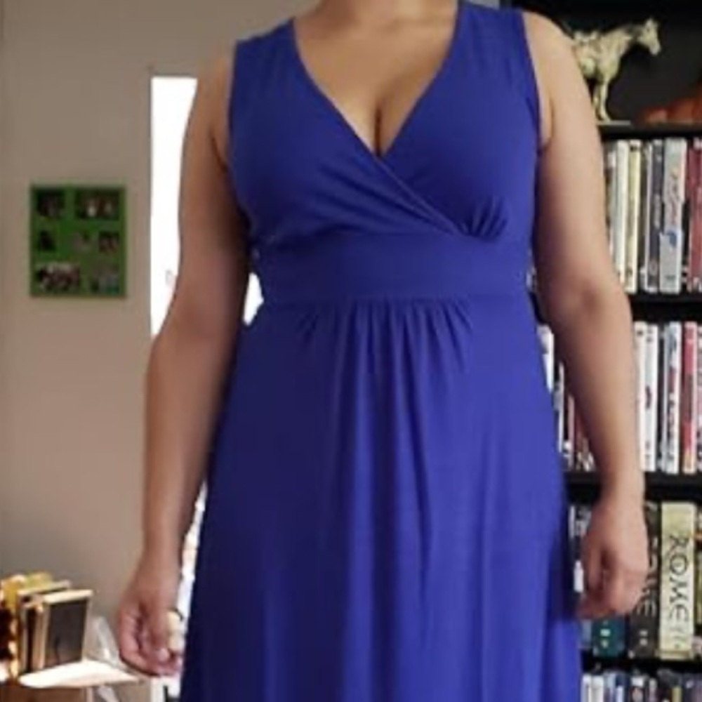 New Blue Maxi Dress XXL - Picture 5 of 5